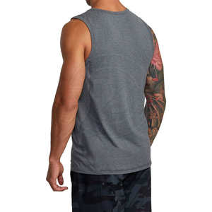 Camiseta sin Mangas para Hombre, Cuello Redondo, Tejido Transpirable de Algodón/Poliéster, Informal, Deportiva, Ligera y de Secado Rápido, Superventas - Product Image 3