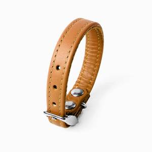 Luxury Handmade Leather Dog <b>Collar</b> With Durable Stainless Steel Hardware For Strong And Active Dogs - Product Image 5