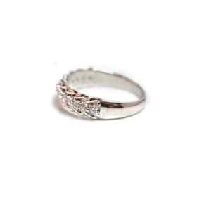 Anillo de Compromiso, Boda y Promesa de Lujo en Plata de Ley 925 Chapado en Oro con Moissanita de Corte Redondo, Regalo Minimalista para Mujer - Product Image 6