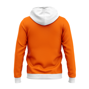 Sudadera con capucha y cremallera para hombre, de color sólido, corte regular, informal, de punto, de algodón, color sólido, ropa de calle para otoño - Product Image 6