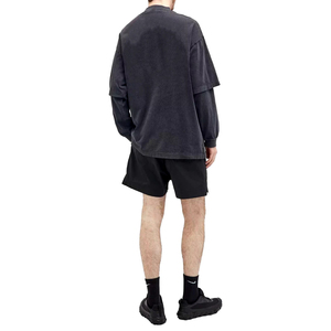 เสื้อสเวตเชิ้ตผู้ชายแขนยาวคอกลมทรงโอเวอร์ไซส์ผ้าเจอร์ซีย์คอตตอน 100% สำหรับออกกำลังกาย ขายส่ง - Product Image 6