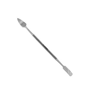 Spatule chirurgicale en acier inoxydable de qualité supérieure, 18,5 cm, réutilisable, instrument de mélange et d'épandage pour laboratoire médical, résistant à la corrosion - Product Image 5