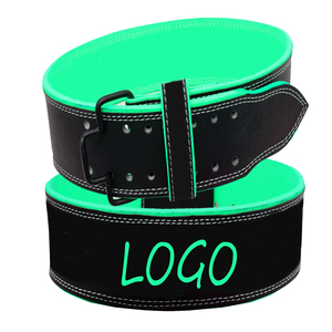 Ceinture de musculation en cuir de qualité supérieure, 4 pouces de large, pour la musculation et l'entraînement en force, offre en gros OEM - Product Image 5