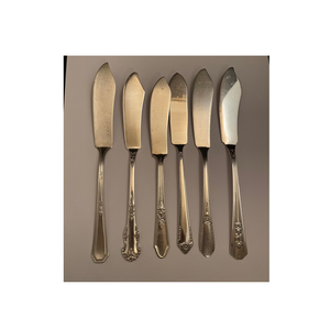 มีดครีมชีสสแตนเลส มีดอาหารสแตนเลส ชุดช้อนส้อมขัดเงา - Product Image 6