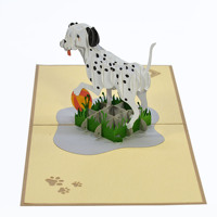 Tarjeta 3D Pop-up para el Día del Niño o como regalo para amantes de los animales y niños con diseño personalizado