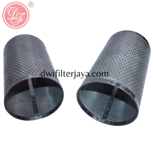 Maille en acier inoxydable 304 316, maille métallique soudée sur mesure, filtre perforé industriel, cartouche filtrante - Product Image 1