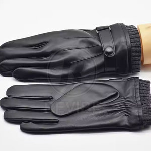 High Quality Breathable <b>Touch</b> <b>Screen</b> Leather <b>Gloves</b> with Fur Lining Winter Warm Daily Use Eco-Friendly <b>Gloves</b> - Product Image 4