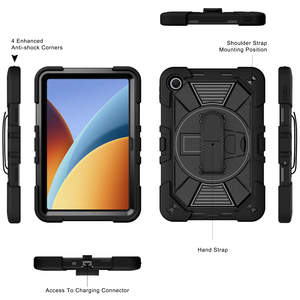 Funda Resistente para Tablet con Protección de 360 Grados °   Soporte Giratorio, Correa de Mano Ajustable, Protección Resistente a Impactos para la Funda de <span class=keywords><strong>Redmi</strong></span> Pad 2 9.7 - Product Image 5