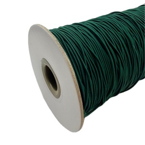 Cordon élastique tressé n°12 vert foncé 1,2 mm 288 yards 100 % nylon haute ténacité écologique pour textile de maison - Product Image 2