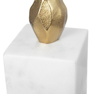 Golden Candlestick <b>Holder</b> with <b>Marble</b> Base Durable Home Decoration - Product Image 2