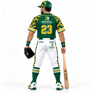 Maillot de baseball personnalisé avec short, prix direct usine du premier fabricant, vêtements de sport, services OEM, uniforme de baseball - Product Image 4