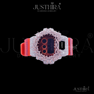 Best Quality Trendy Moissanite Diamond Watch for Women Elegant Shiny Stone Bracelet <b>Wristwatch</b> Available At Competitive Price - Product Image 4