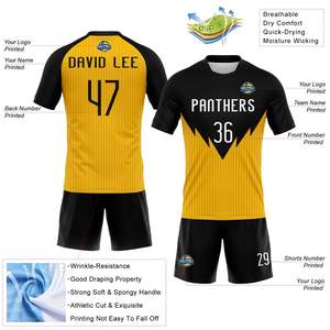 Wholesale Sublimation <b>Custom</b> 100% Polyester Sports Jersey Set OEM Sports Team Uniform Training Shorts Clubwear Apparel Set Wear - Product Image 4