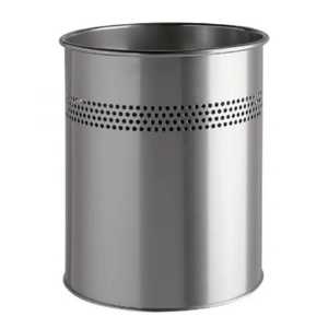 Modern Oval Brushed Metal Waste <b>Bin</b> Stainless Steel Style Trash Can Elegant Office Bathroom Garbage Bucket High Quality Dustbin - Product Image 5