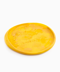 Elegant Smooth Serving Platter Colorful <b>Marble</b> Texture Resin <b>Tray</b> Stylish Look Polished Technique for Party Soup Snacks Salads - Product Image 4