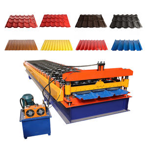 허베이 석회 핫 세일 고효율 타일 만들기 기계 루핑 시트 기계 중국산 - Product Image 1