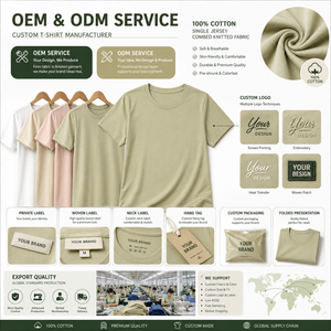 เสื้อยืดคอกลมสีเขียวมะกอกสำหรับผู้หญิง สั่งทำได้ พิมพ์ลายด้วยความร้อน แขนสั้น ผ้าฝ้าย 100% สวมใส่สบาย ระบายอากาศได้ดี คุณภาพสูง - Product Image 6