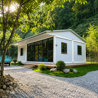 Maison conteneur respirante à assemblage rapide, design moderne du milieu du siècle, pour camping extérieur, ferme, villa, supermarché, bar