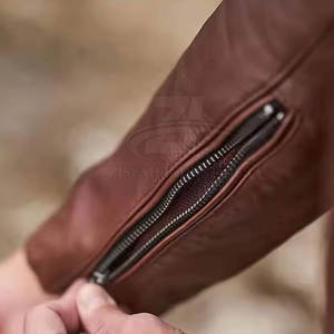 Chaqueta de Cuero Ligera de Primera Calidad, Último Diseño, Chaqueta de Cuero de Alta Fabricación - Product Image 5