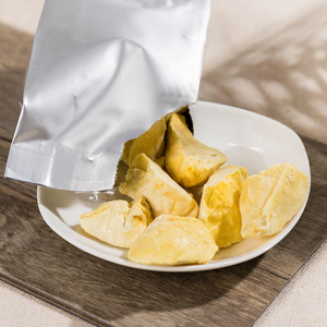 Organic Golden Pillow Freeze Dried Durian Slices Premium Tropical Fruit Chips Healthy Snack Food Bulk Packaging from Vietnam - Product Image 3