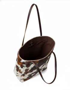 Sac fourre-tout en cuir véritable fait main avec fermeture éclair, couleur unie, broderie, style vintage pour femmes LHTB-0031 - Product Image 4