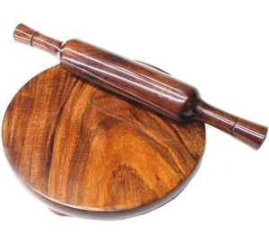 เขียงไม้กระถินและไม้คลึงแป้งสำหรับทำขนม ราคาดีที่สุด - Product Image 1