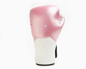 En gros, Mitaines de boxe et de kickboxing en cuir rose et blanc, ventilées, pour l'entraînement et la cible - Product Image 2
