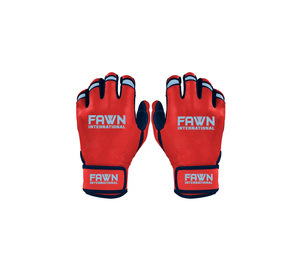Guantes de béisbol profesionales de cuero antideslizantes con diseño de logotipo personalizado, guantes de bateo de cuero de cabra de primera calidad. - Product Image 1
