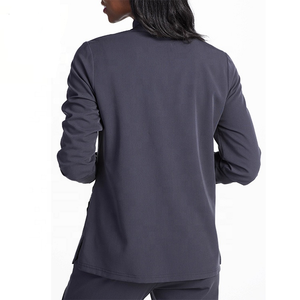 Blouses médicales extensibles à fermeture éclair pour les milieux hospitaliers et cliniques - Product Image 4