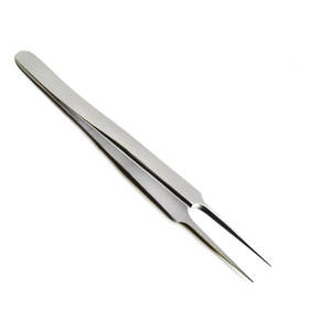 Pinzas de Acero Inoxidable con Punta Recta y Puntiaguda para Manualidades, Reparaciones, Joyería y Relojería, Uso en Pestañas, con Logotipo Personalizado - Product Image 1