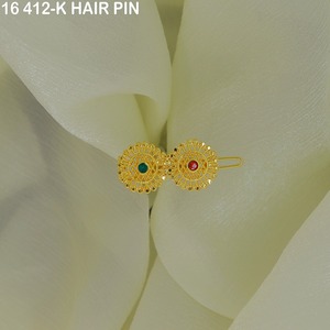 Pasador de Pelo Decorativo Chapado en Oro Árabe para Mujer, Joyería para el Cabello al por Mayor, Accesorios de Moda Árabe para el Cabello al por Mayor B2B - Product Image 6