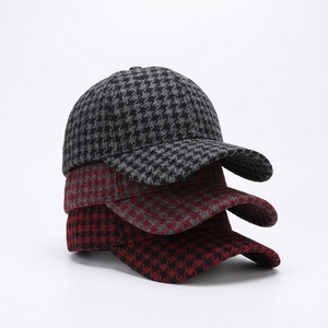 Gorra de Béisbol Unisex de 6 Paneles con Patrón a Cuadros 2026011703, 100% Poliéster/Algodón, Primavera/Otoño - Product Image 6