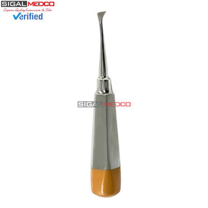 Extraction dentaire Cryer en acier inoxydable allemand, couleur or, à pointe angulaire, manche creux, pour luxation des dents - Product Image 4