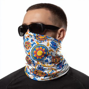 Kit de bandana de protection solaire UV pour le visage et le cou, sublimation, été, couvre-visage complet, bandana 100% polyester, bandana de rue - Product Image 1