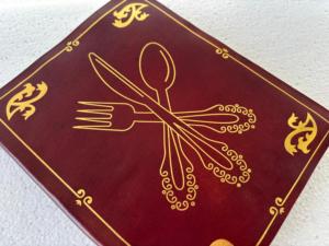 Luxury Foil Stamped <b>Leather</b> Journal Handcrafted Genuine <b>Leather</b> <b>Diary</b> with Gold Embossing Custom Refillable Travel Notebook - Product Image 3