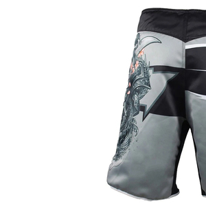 กางเกงชก MMA แบบเรียบง่ายจากผู้ผลิต OEM ผลิตจากผ้าโพลีเอสเตอร์ผสมสแปนเด็กซ์ประสิทธิภาพสูง ระบายอากาศได้ดี สวมใส่สบาย - Product Image 2