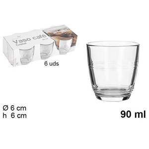 VASO CAFE 90ML, Vaso de Vidrio para Bebidas - Product Image 3