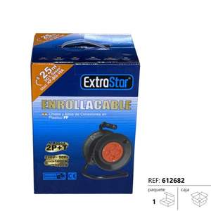 Enrouleur de câble de 25 m avec 4 bases de support, gestion des câbles et accessoires - Product Image 1