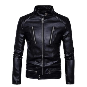 Vestes en cuir de mode de qualité supérieure Veste en cuir véritable décontractée courte et mince Vestes en cuir respirantes pour hommes sexy à la mode - Product Image 1