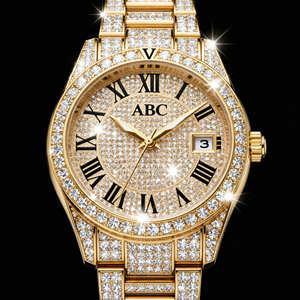 Relojes Mecánicos de Edición Limitada de Primera Calidad, Elegantes, Completamente Adornados con Moissanita, Esfera de Cristal y Acero Inoxidable para Hombre - Product Image 3