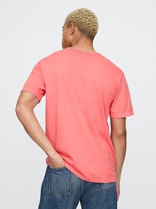เสื้อยืดคอตตอนสีชมพูคอรัลสำหรับผู้ชาย คอกลม แขนสั้น สไตล์ลำลอง เสื้อเปล่าสำหรับงานสั่งทำ คอกลม ทรงปกติ ผ้าเจอร์ซีย์ลำลอง จากผู้ผลิต - Product Image 3