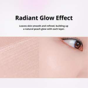 ABOUT TONE Glow Powder Pact - Poudre compacte illuminatrice tonifiante, fini estompant, maquillage fixateur transparent pour le visage, contrôle du sébum - Product Image 3