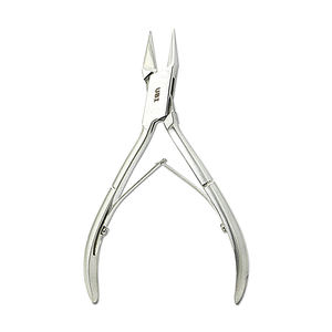 Coupe-ongles d'angle professionnels en acier inoxydable 12,5 mm à mâchoires plates, lame droite, pointe affûtée pour soins des ongles des pieds et des mains, usage adulte - Product Image 2