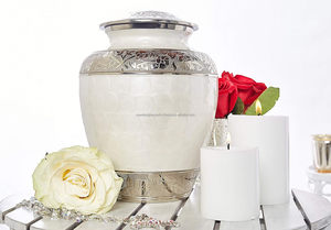 Urna de cremación para adultos de estilo americano, suministros funerarios, urna Peal Rose para cenizas humanas - Product Image 3