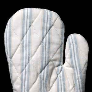 Mitaine de four professionnelle à rayures teintes en fil Gant de four de haute qualité pour fournisseur de cuisine en Inde - Product Image 2