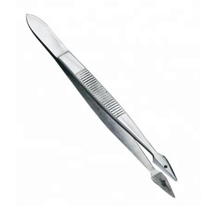 Pinces à éclats professionnelles avec pointe de précision guidée, en acier inoxydable de qualité chirurgicale, instrument à usage médical - Product Image 4