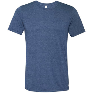 T-shirt en coton tricoté 100 % coton, écologique, respirant, séchage rapide, coupe décontractée et ajustée, col rond, pour homme, été - Product Image 3