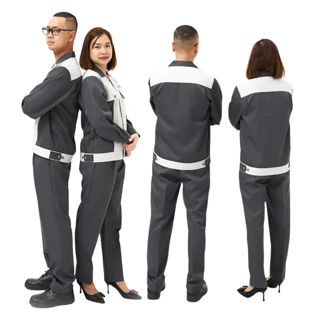 वर्कवियर कपड़े वर्दी निर्माण कवरऑल वर्कवियर पैंट सुरक्षा जैकेट चिंतनशील कार्य महिलाओं और पुरुषों के लिए साओ माई एफएमएफ निर्माण