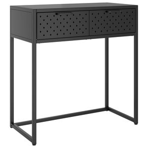 Table console compacte en acier anthracite avec accoudoirs réglables - Product Image 2