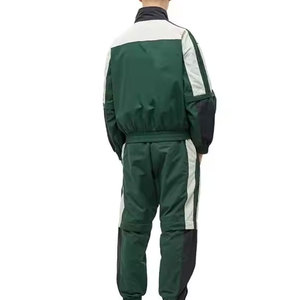 Survêtement coupe-vent pour homme, streetwear, manches longues, léger, personnalisé, écologique, imperméable, pour l'entraînement et le jogging - Product Image 2